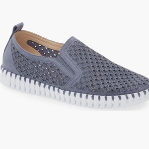 Isle Jacobson Slip On Blue/Grey Size 38